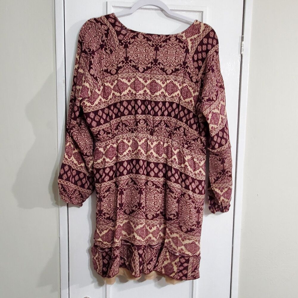 Chic Soul Women 2XL dress, V-Neck balloon sleeves with elastic cuffs.  SKU#A-118 - Picture 8 of 13